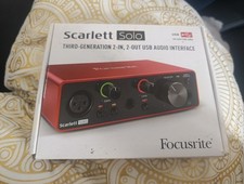 Carte son focusrite usato  Spedire a Italy