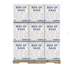 600 lb Trapos de malha reciclados - 24x25 lb. Caixas - Auto, loja, limpeza industrial comprar usado  Enviando para Brazil