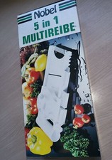 Nobel multireibe edelstahl gebraucht kaufen  Neufahrn b.Freising