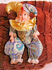 Harlekin clown keramikkopf gebraucht kaufen  Lampertheim