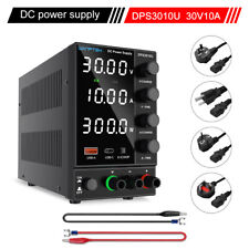 Interruptor de saída de energia DC variável laboratório fonte de alimentação bancada DPS 30V 10A ajustável comprar usado  Enviando para Brazil