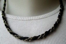 Collier chaine argentée d'occasion  Perros-Guirec