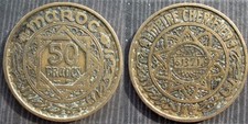 Morocco francs 1952 usato  Vobarno