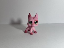 Używany, lps Littlest Pet Shop Great dane dog Blind Bag Pink Green Eyes Rare #2598 Euro na sprzedaż  PL