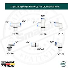 Fitting Schlauchverbinder mit Dichtungsring für Inline Wasserfilter Umkehrosmose comprar usado  Enviando para Brazil