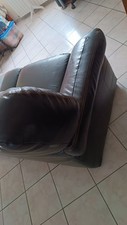 Canapé convertible cuir d'occasion  Lamagistère
