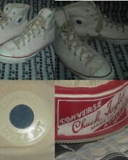 TÊNIS BRANCO VINTAGE ANOS 60 MASCULINO 12 LUCKY BOY CHUCK TAYLOR CONVERSE ALL STAR EUA comprar usado  Enviando para Brazil