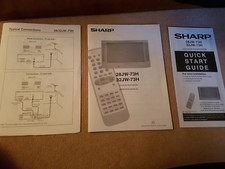 Vintage sharp 32jw for sale  BRECHIN