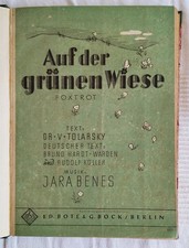 Riginal antikes notenbuch gebraucht kaufen  Radeberg, Wachau
