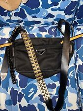 Prada studded messenger for sale  LEICESTER