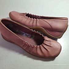 Clarks pink leather for sale  STAFFORD