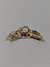 Antigo Relógio Broche Girard Perregaux Nino Bisso Jewelery Ouro Amarelo 14 KT Asas comprar usado  Enviando para Brazil