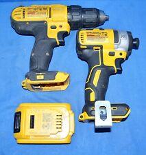 Broca compacta sem fio DEWALT DCD771 20V, driver de impacto Dewalt DCF887 20 volts comprar usado  Enviando para Brazil