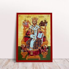 Jesus, o Grande Sumo Sacerdote ícone ortodoxo bizantino feito à mão comprar usado  Enviando para Brazil
