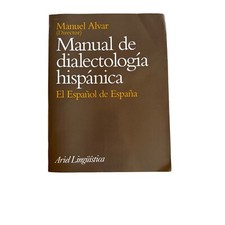 Manual dialectologia hispanica d'occasion  Expédié en Belgium