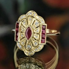 Anello edwardian age usato  Palermo
