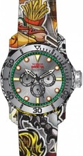 Invicta Pro Diver relógio masculino data dia quartzo mostrador prata 47854, usado comprar usado  Enviando para Brazil