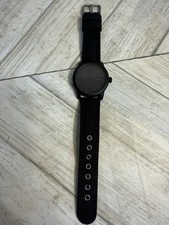 Usado, Relógio Citizen Eco-Drive masculino pulseira de couro preta sobre preta WR100 comprar usado  Enviando para Brazil