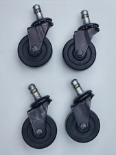 Usado, Quatro rodízios de cadeira de mesa vintage Herman Miller Eames grupo de alumínio originais comprar usado  Enviando para Brazil