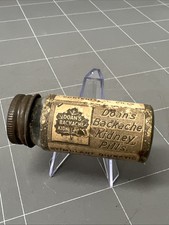 GARRAFA DE VIDRO VINTAGE REMÉDIO DOANS DOR NAS COSTAS PÍLULAS RENAIS MÉDICO RETRÔ comprar usado  Enviando para Brazil