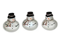 Snowman shaped dish for sale  Phenix City