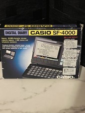 Calculadora organizadora de diário digital Casio SF-4000 calendário vintage na caixa comprar usado Calculadora organizadora de diário digital Casio SF-4000 calendário vintage na caixa comprar usado  Enviando para Brazil