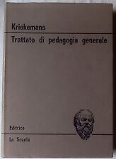 Trattato pedagogia generale. usato  Torino