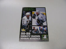 Programação de bolso de hóquei JS15 Anaheim Mighty Ducks 1998/99 NHL - Del Taco comprar usado  Enviando para Brazil