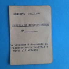 Tessera tesserino libretto usato  Cosenza