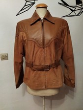 Veste croûte cuir d'occasion  Montchanin