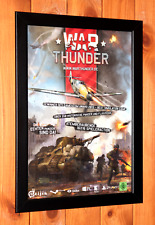 War Thunder PS4 Xbox One anúncio raro pequeno pôster/página de anúncio emoldurada comprar usado  Enviando para Brazil