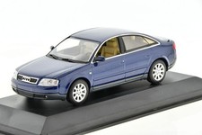 AUDI A6 3.0 C5 Niebieski 2002 1/43 MINICHAMPS 430010201, używany na sprzedaż  PL
