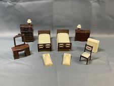 Móveis vintage de plástico para quarto de casa de bonecas comprar usado  Enviando para Brazil