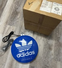 Placa redonda nova na caixa Adidas Originals iluminada anúncio de loja  comprar usado  Enviando para Brazil