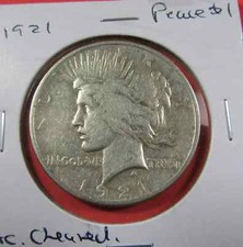 1921 peace dollar for sale  USA