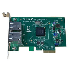 Supermicro AOC-SGP-i2 Rev:1.01 Dual Port -1Gbps RJ45 PCIe-X4 Intel i350 GbE LP comprar usado  Enviando para Brazil