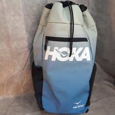 Mochila Hoka leve com cordão azul cinza grande comprar usado  Enviando para Brazil