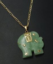 gold elephant pendant for sale  LEEDS