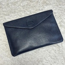 Delvaux leather clutch d'occasion  Expédié en Belgium