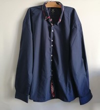 Chemise bleue coton d'occasion  Bourg-de-Thizy
