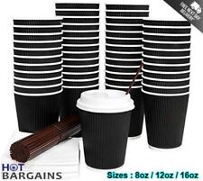 Disposable black kraft for sale  RAINHAM