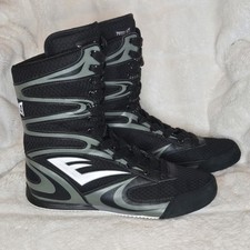 Usado, Tênis de boxe Everlast Contender cano alto preto/cinza masculino tamanho 12  comprar usado  Enviando para Brazil