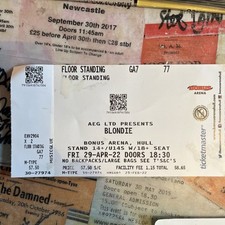 Blondie original gig for sale  HOUGHTON LE SPRING