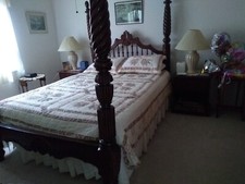 Antique mahogany post for sale  Coral Springs
