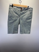 Bermuda chino Tommy Bahama feminina tamanho 6 marrom água listrada frente plana comprar usado  Enviando para Brazil