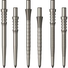 Dart Points Mission Sniper Substituição Silver Points 2 Comprimentos Curto Médio, usado comprar usado  Enviando para Brazil