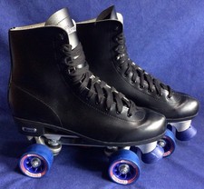 Patins masculinos clássicos Chicago preto tamanho 11 Premium Quads EXC comprar usado  Enviando para Brazil