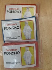 Disposable emergency raincoat for sale  HARROW