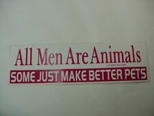 Vtg bumper sticker for sale  Santa Rosa