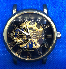 Montre Watch Uhr FORSINING SQUELETTE A089M Remontage Manuel Couleur OR Doré comprar usado  Enviando para Brazil